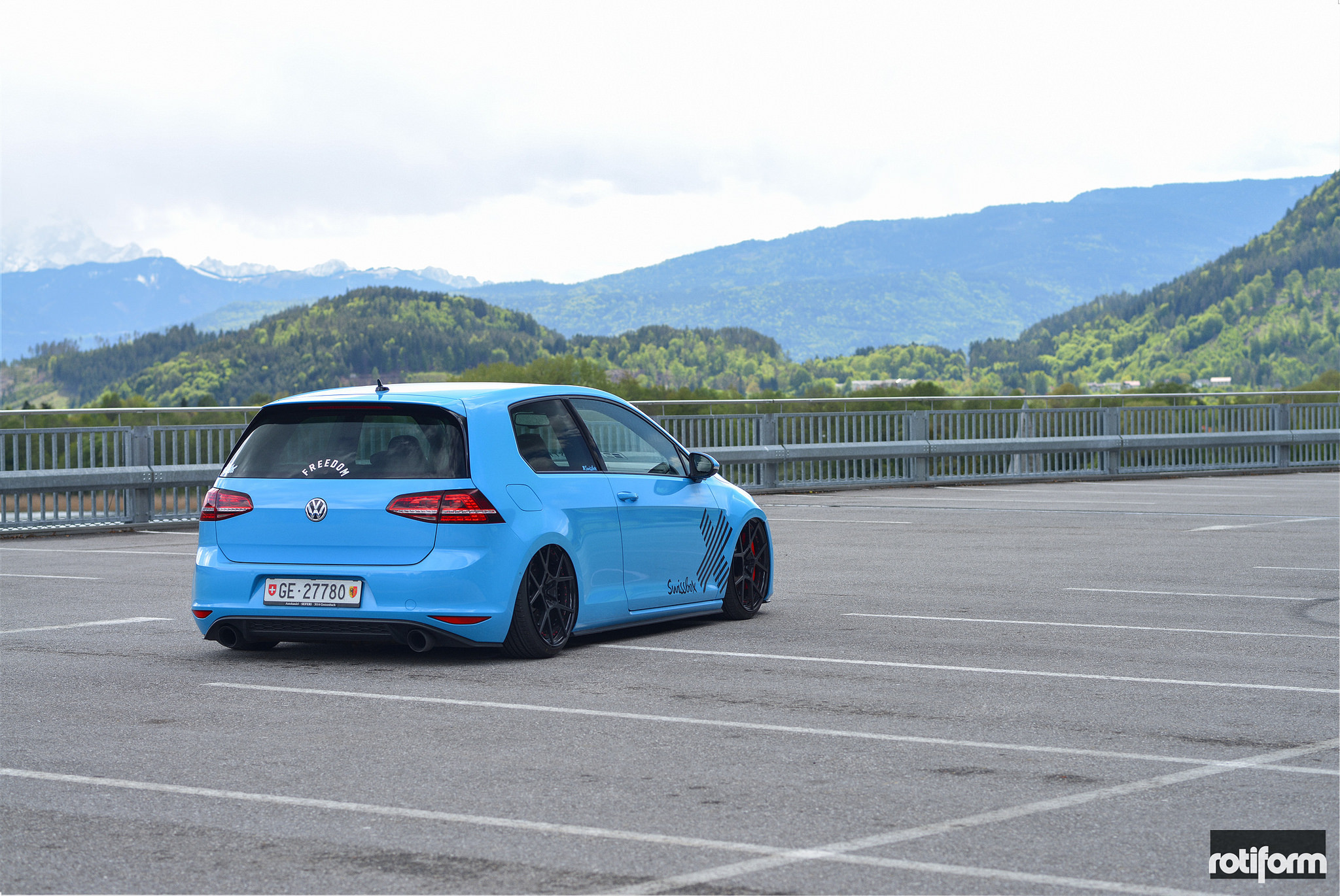 VW Golf GTi Red LED Taillights - Photo by Rotiform