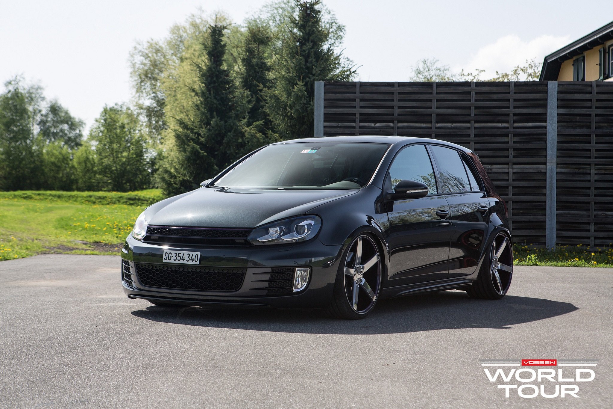 Golf 6 r черный