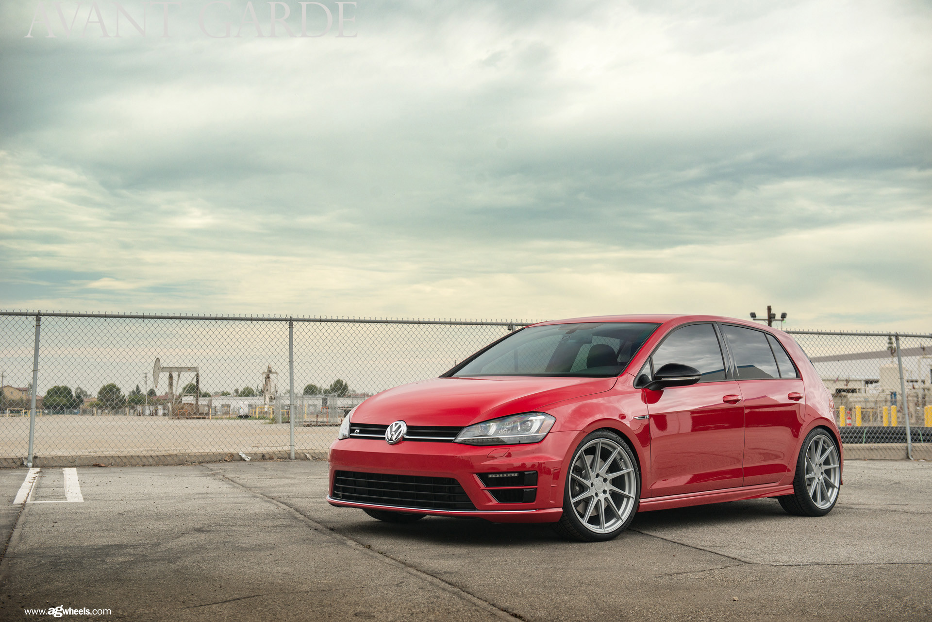 Modest VW Rabbit on Clean Custom Wheels - Photo by Avant Garde
