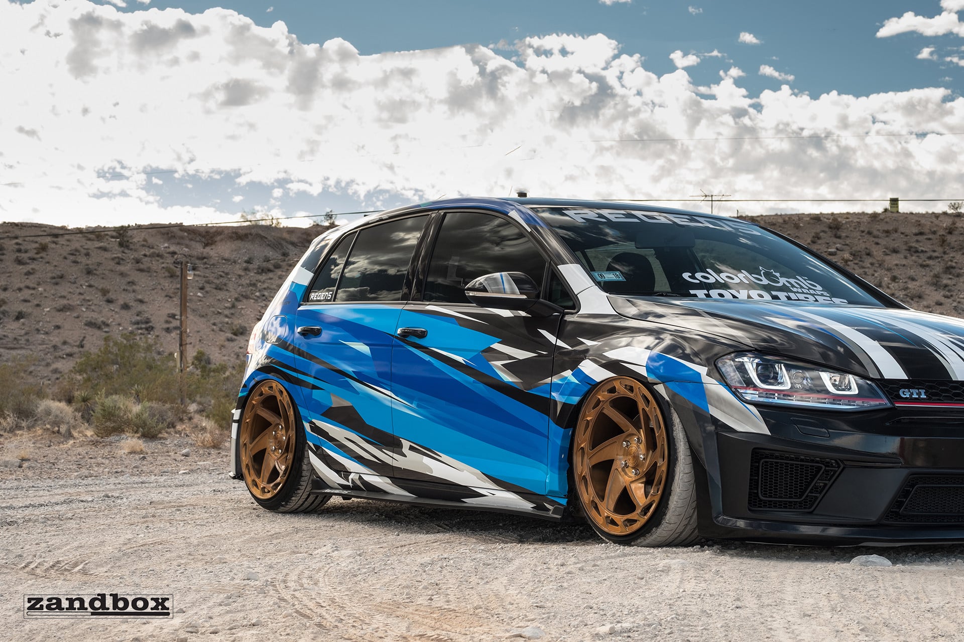 Custom Painted VW Golf GTI Front Bumper - Photo by zandbox