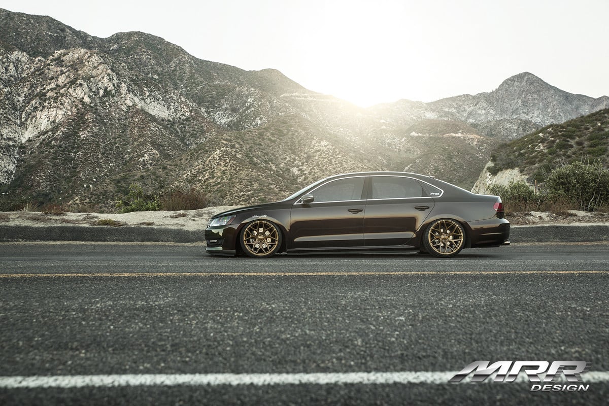 VW Passat With Lowered Suspension - Photo by MRR