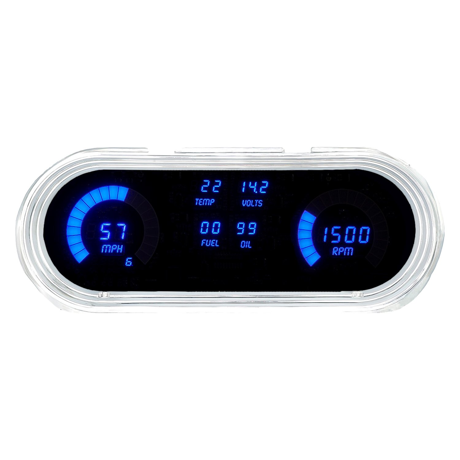 Monte Carlo/El Camino 78 - 88 Replacement Digital Dash BLUE LEDs Intellitronix