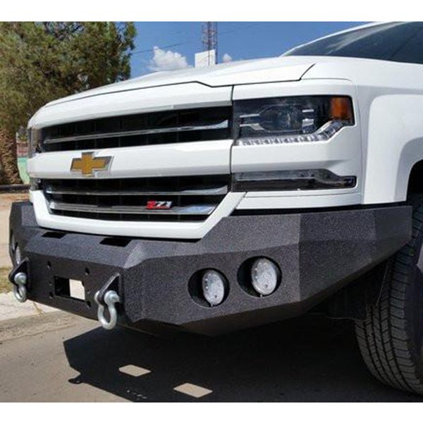 Iron Bull Bumpers® - Chevy Silverado 1500 2016 Full Width Black Front ...