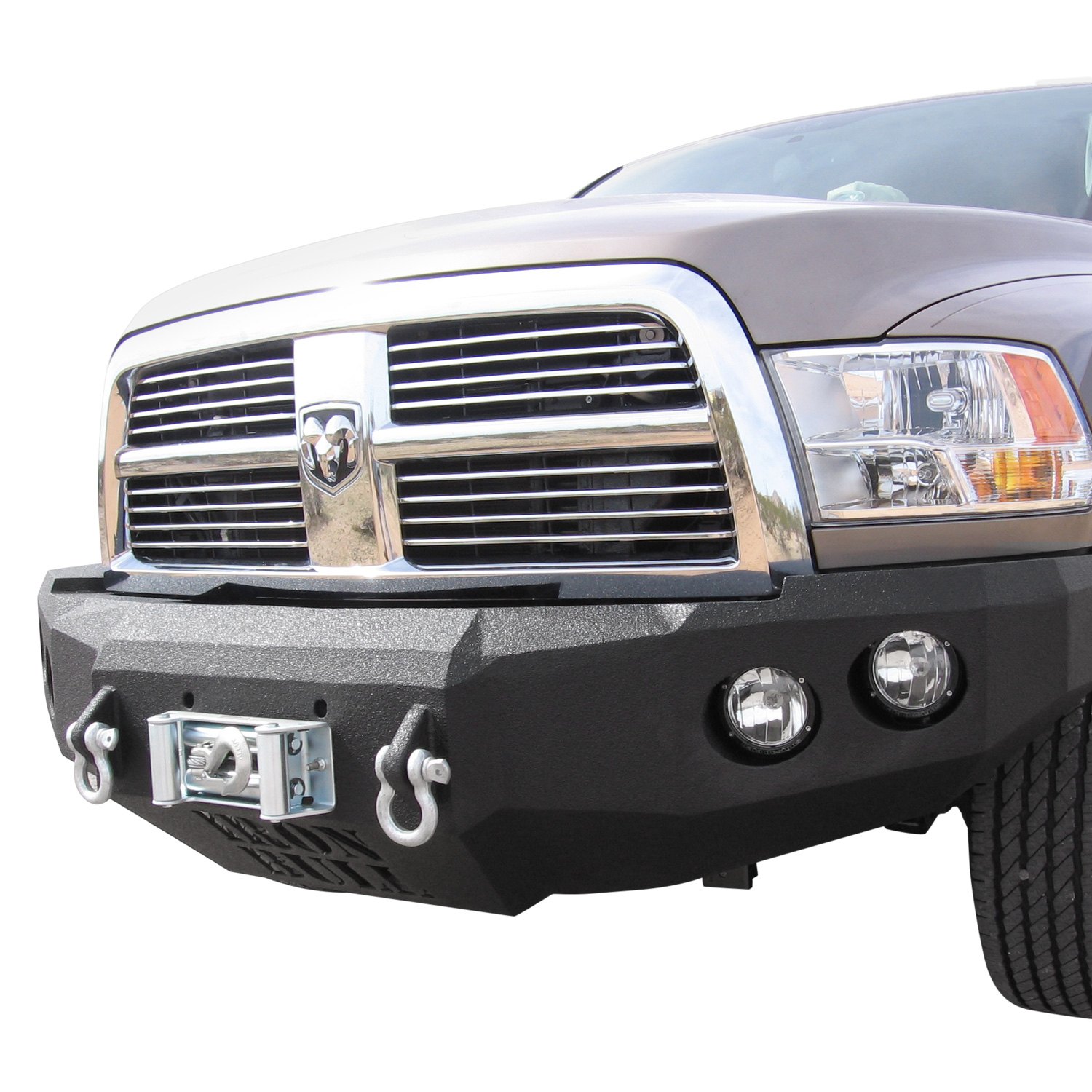 Iron Bull Bumpers® 70-SLH4 - Full Width Black Front Winch HD Bumper