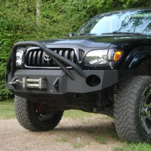 Iron Bull Bumpers® - Toyota Tacoma 1995 Full Width Black Front Winch HD ...