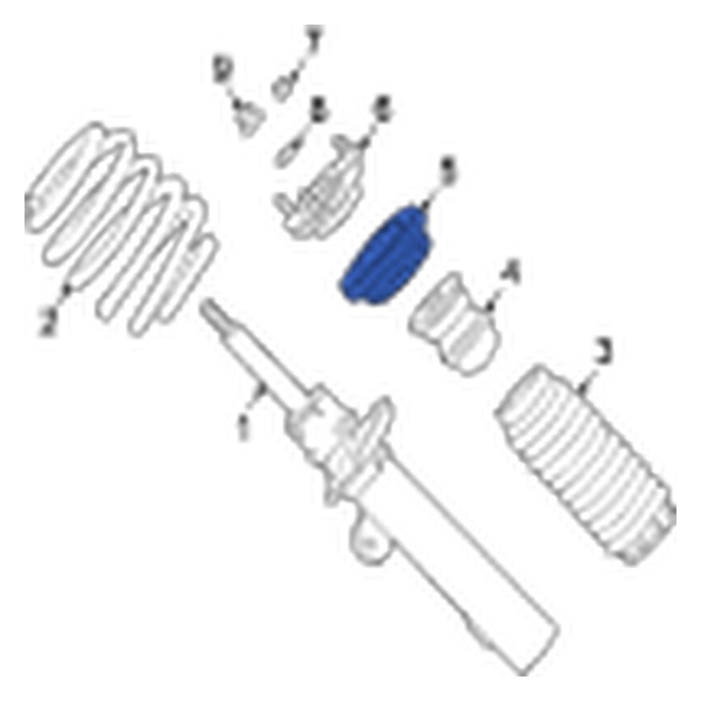 Jaguar OE C2S30556 Front Suspension Strut Bearing