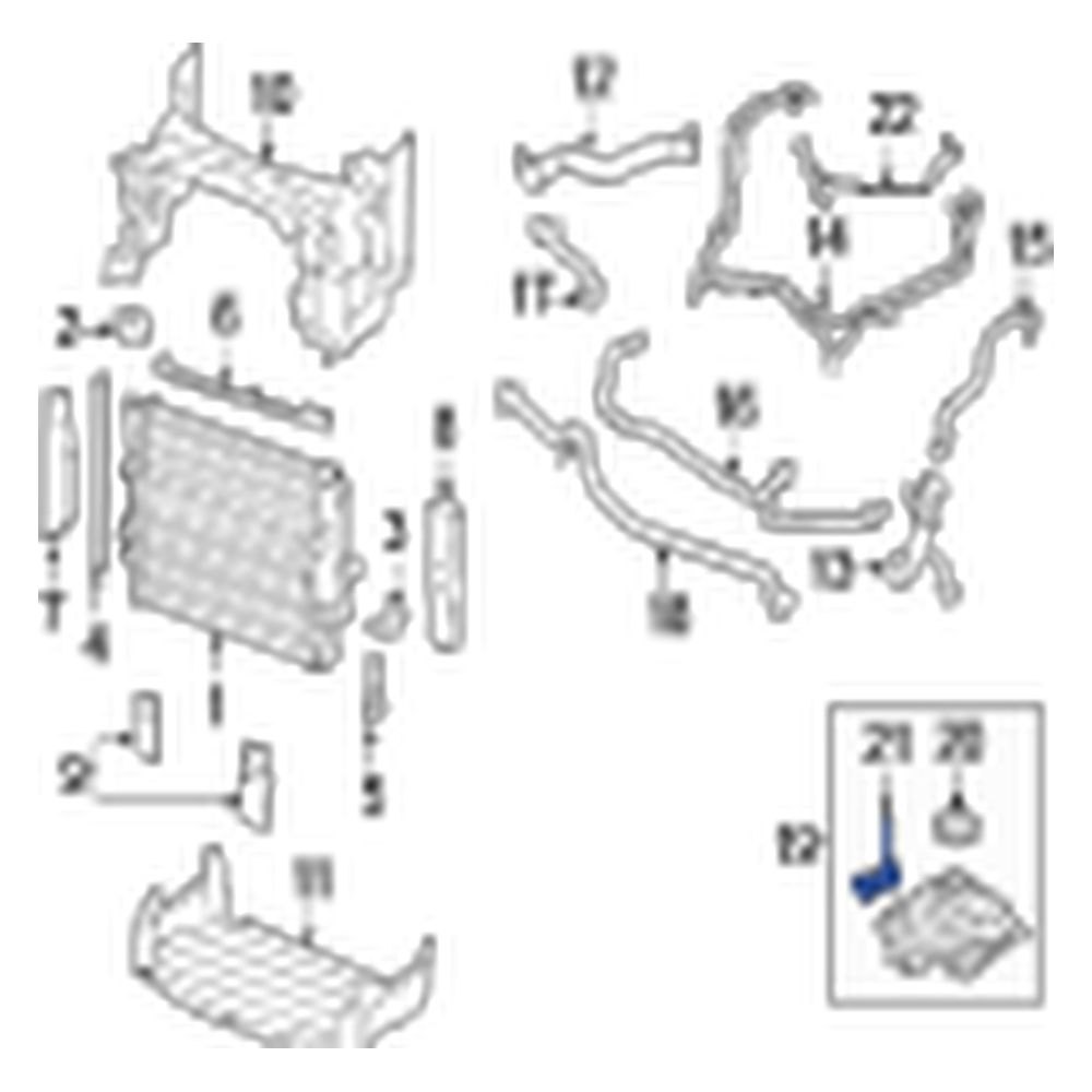 Jaguar OE C2Z6566 Engine Coolant Level Sensor