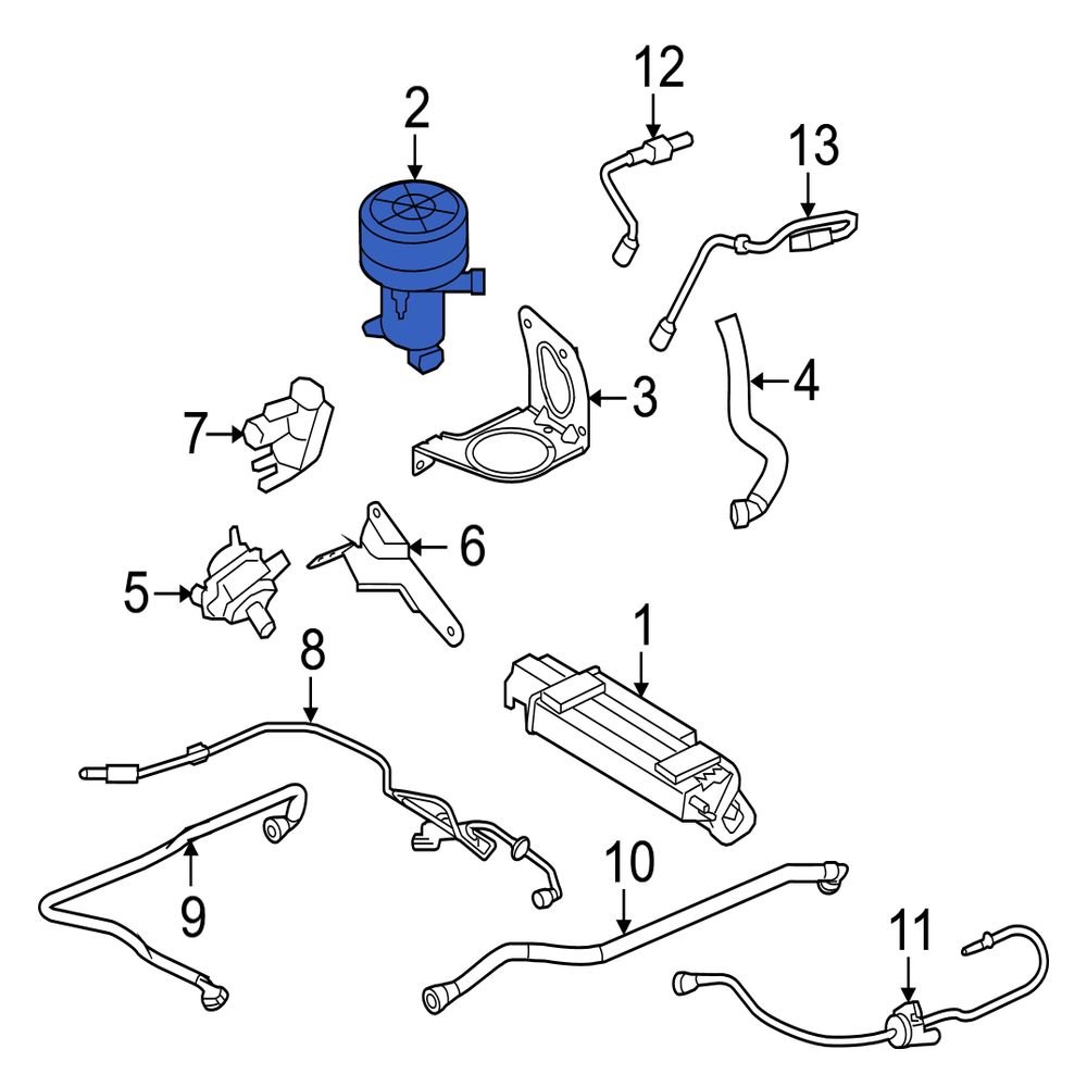 Jaguar OE XR850044 Secondary Air Injection Pump