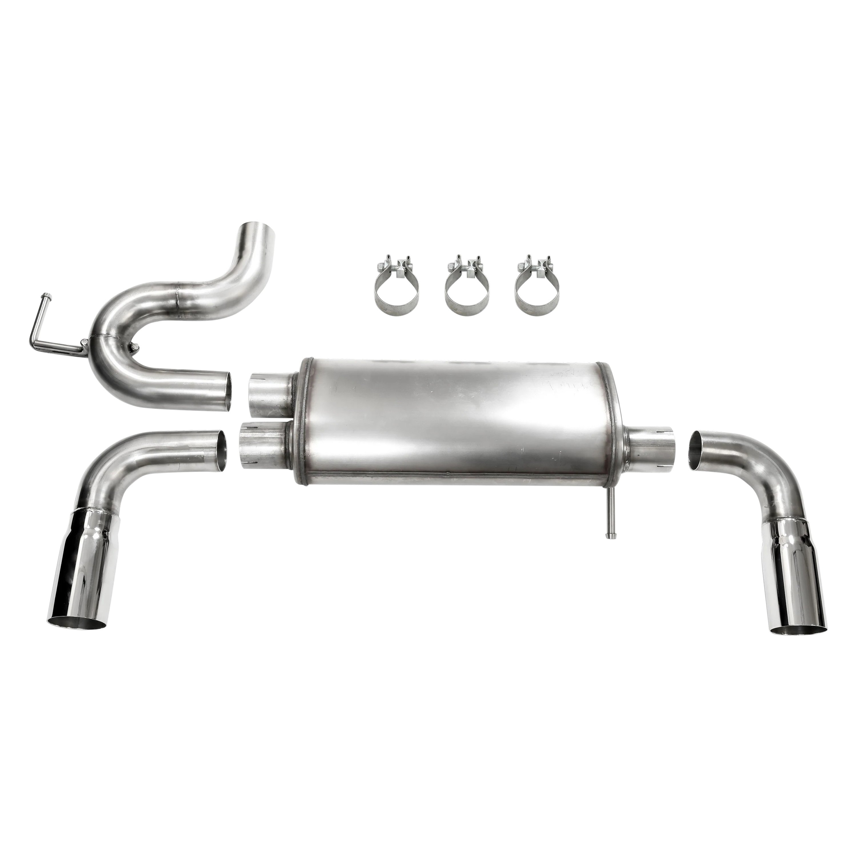 JBA® 30-2546 - 304 SS Axle-Back Exhaust System with Split Rear Exit