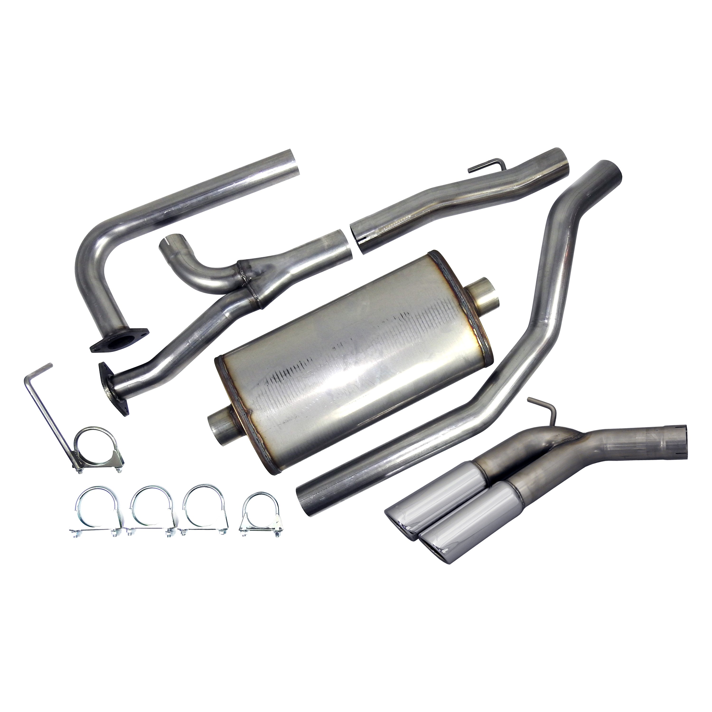 JBA ® 40-1403 - 409 SS Cat-Back Exhaust System with Dual Side Exit.