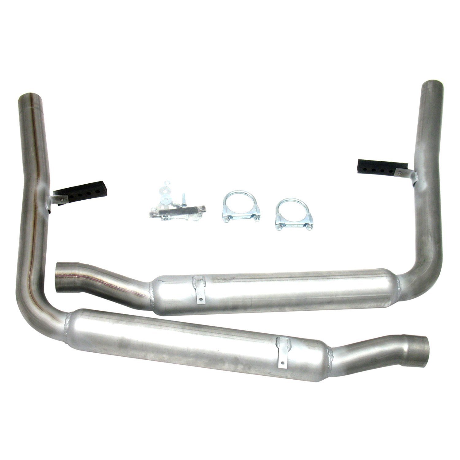 JBA ® - Stainless Steel Mid Pipe-Back Exhaust System with Split Side Exit.