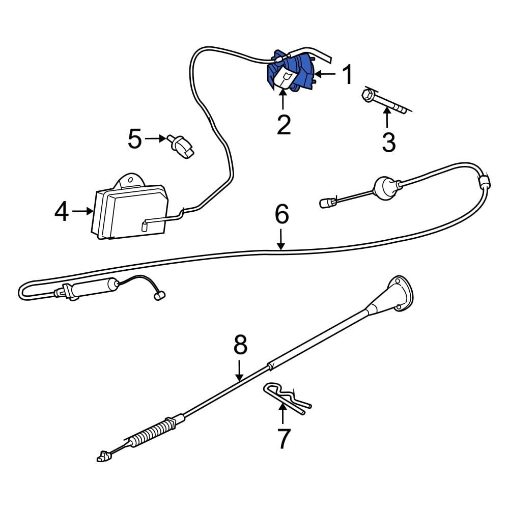 Jeep OE 4669979 - Cruise Control Servo