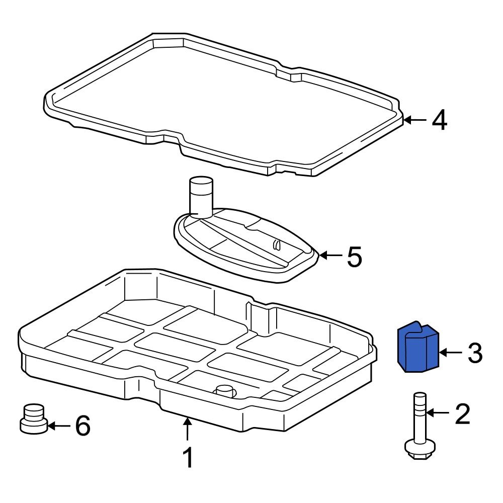 Jeep OE 5196073AA Transmission Oil Pan Nut