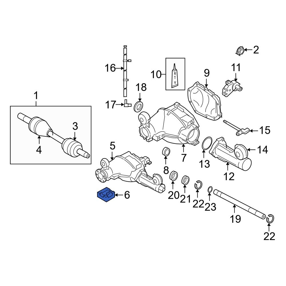 Jeep OE 52114561AB Front Drive Shaft Damper