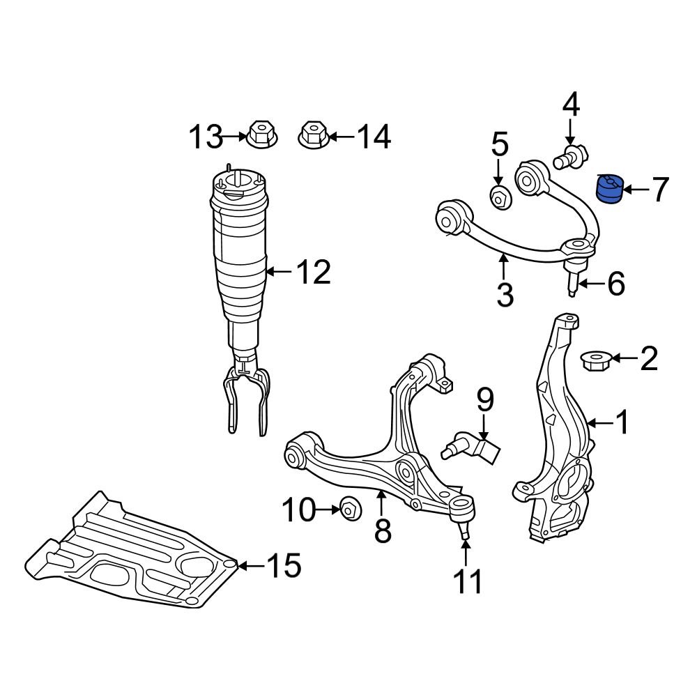 Jeep OE 68029521AE Front Jounce Bumper