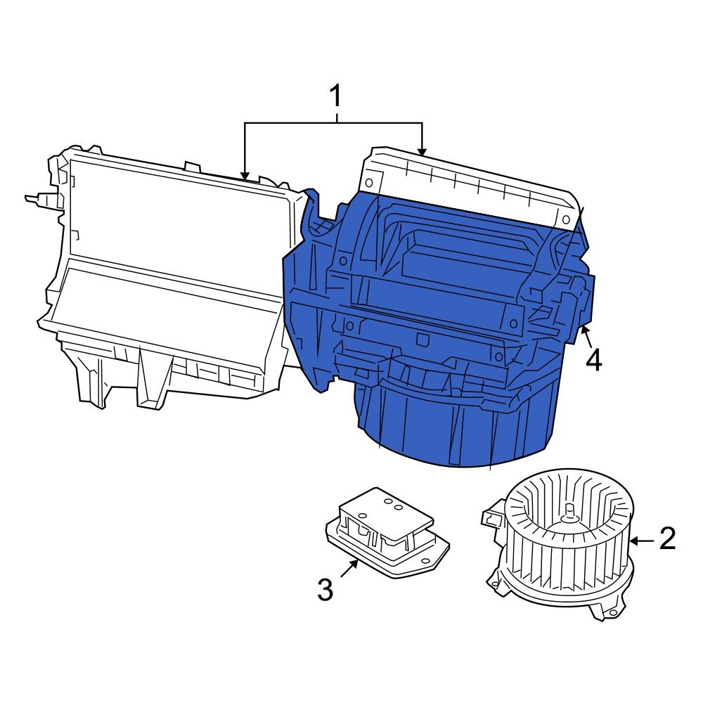 Jeep Oe Aa Hvac Air Inlet Door Actuator