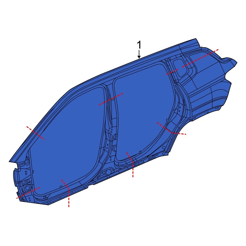 Jeep OE 68462634AA Right Uniside