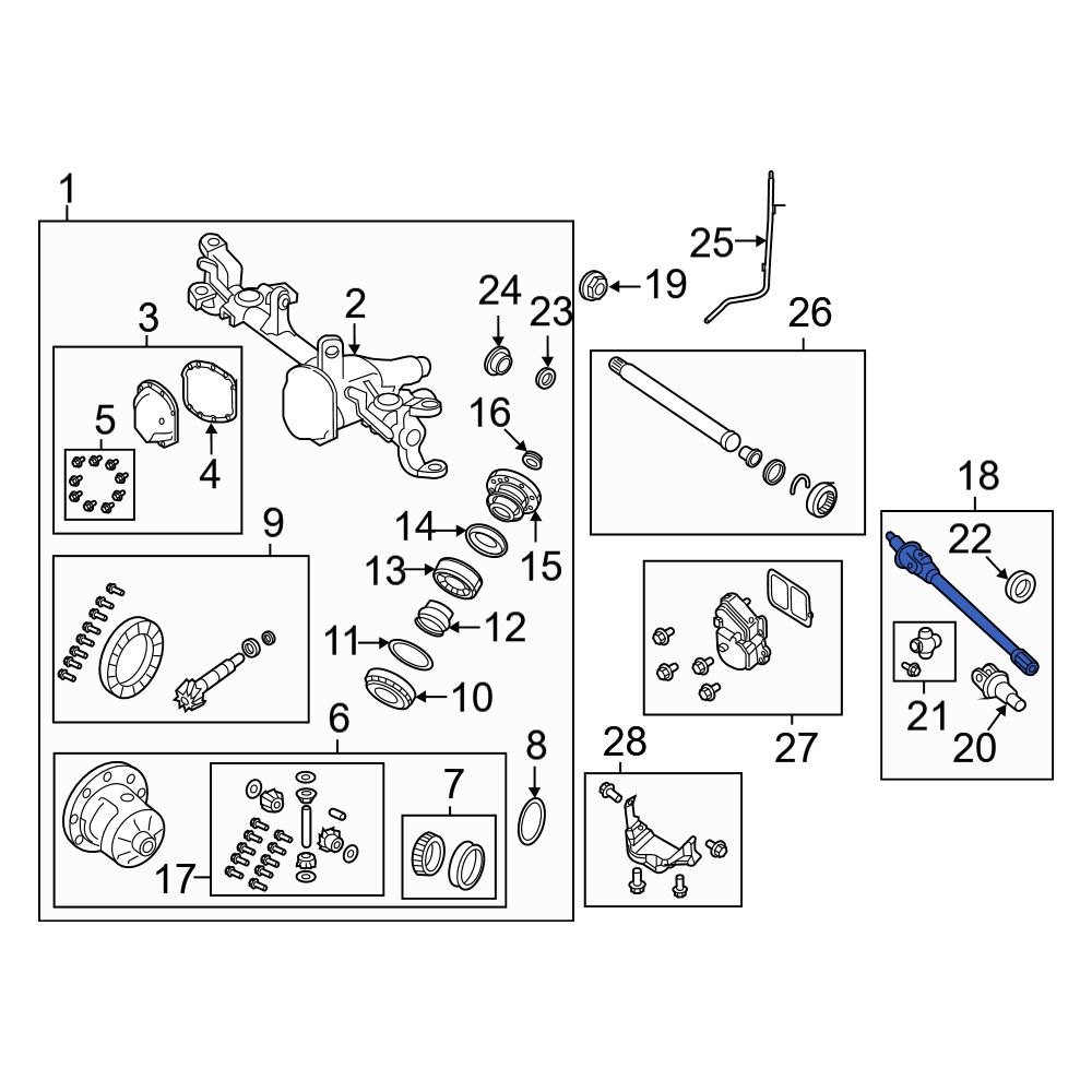 Jeep OE 68394142AA Front Right Drive Axle Shaft