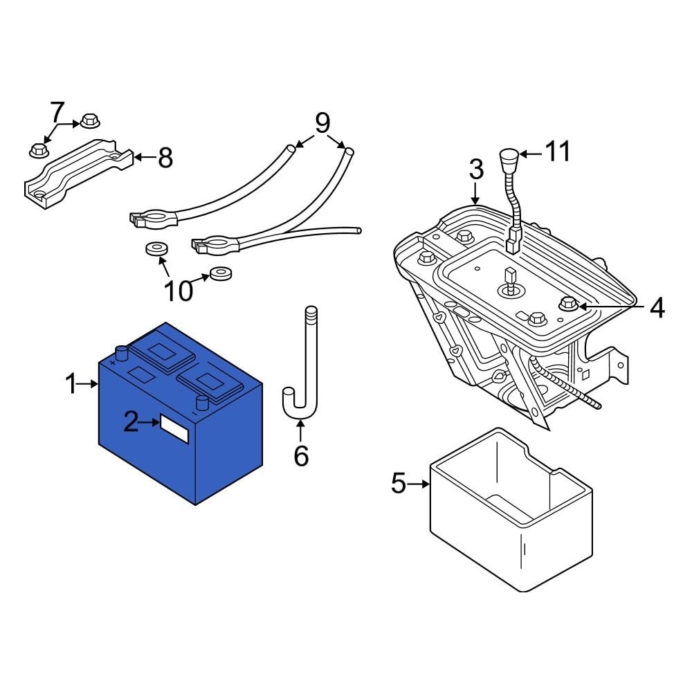 Jeep OE BB34F101AA - Vehicle Battery