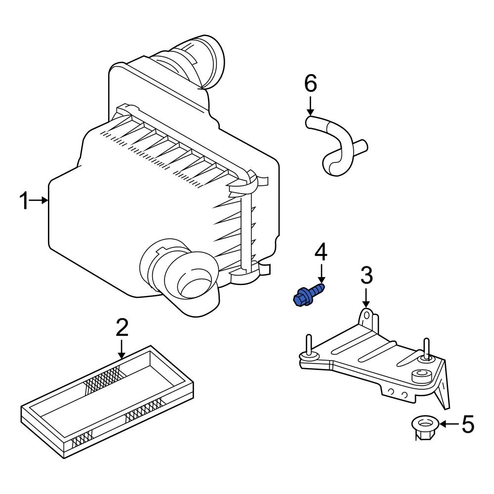 Jeep OE 6503692 Air Filter Housing Bolt