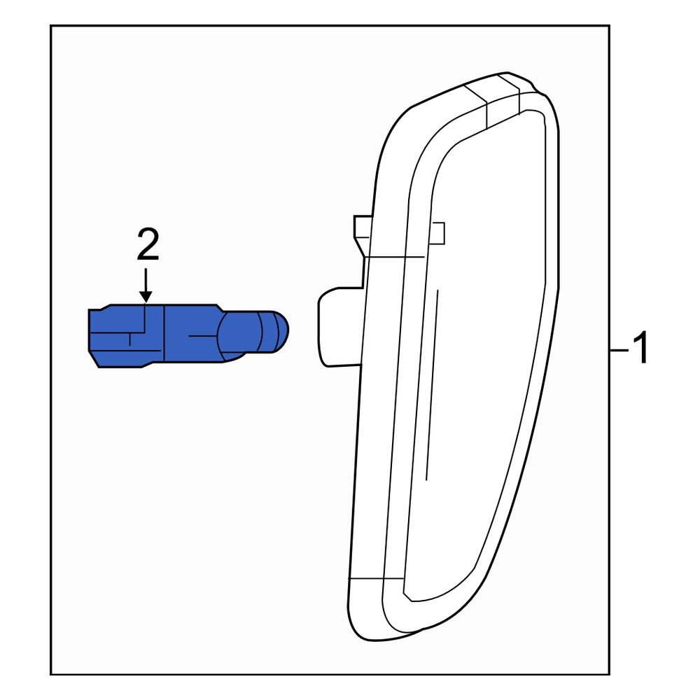 Jeep OE 68281350AA Front Side Marker Light Bulb