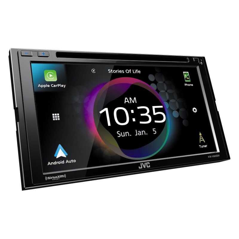 JVC® KWV960BW 6.8" Touchscreen Display Double DIN Multimedia DVD