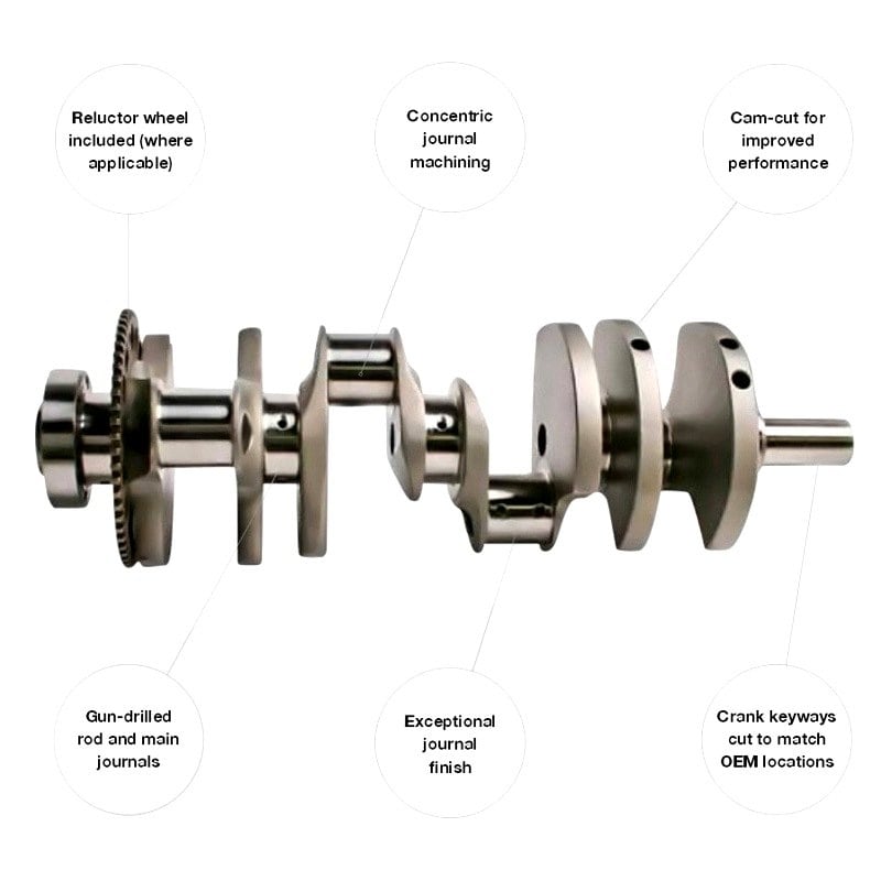 K1 Technologies® 012FAE41324 - Forged Crankshaft