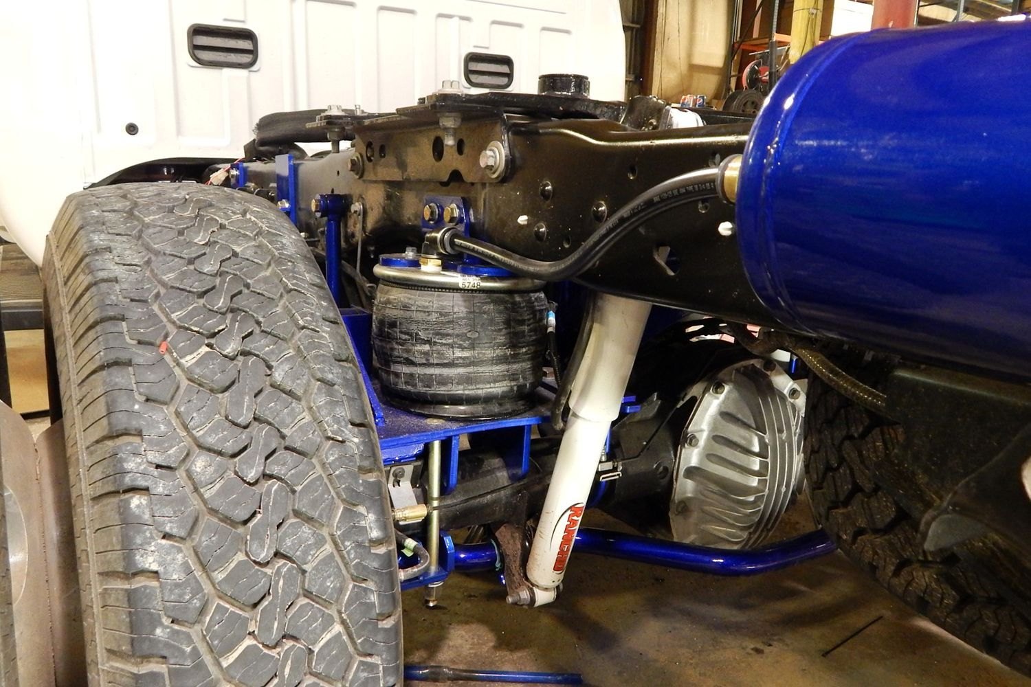 Kelderman® F4R44LBDRPU11 Rear 4Link Air Suspension Kit