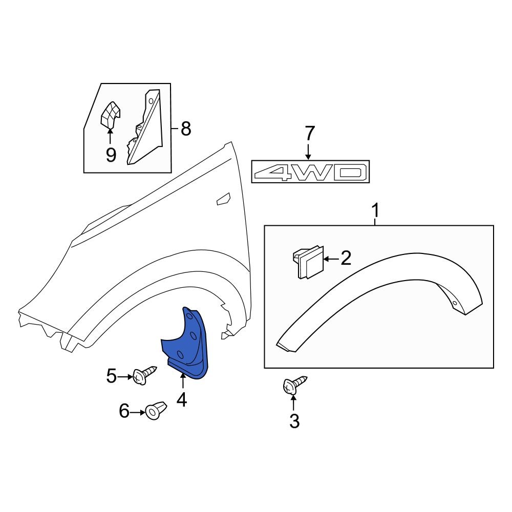 kia-oe-868313w050-front-left-mud-flap