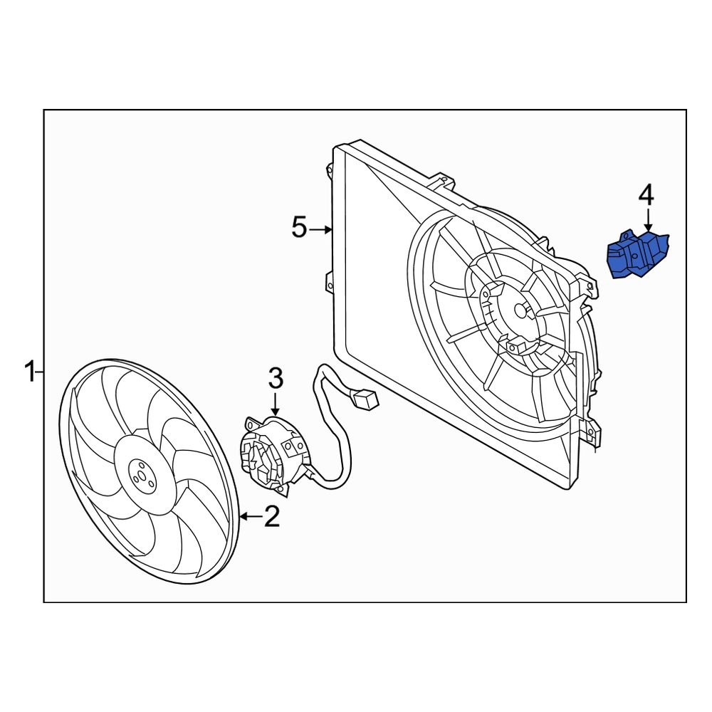 Kia OE 25385D3000 Engine Cooling Fan Resistor