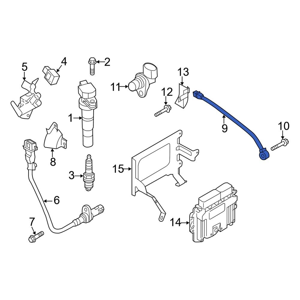 Kia OE 392502G100 Ignition Knock (Detonation) Sensor