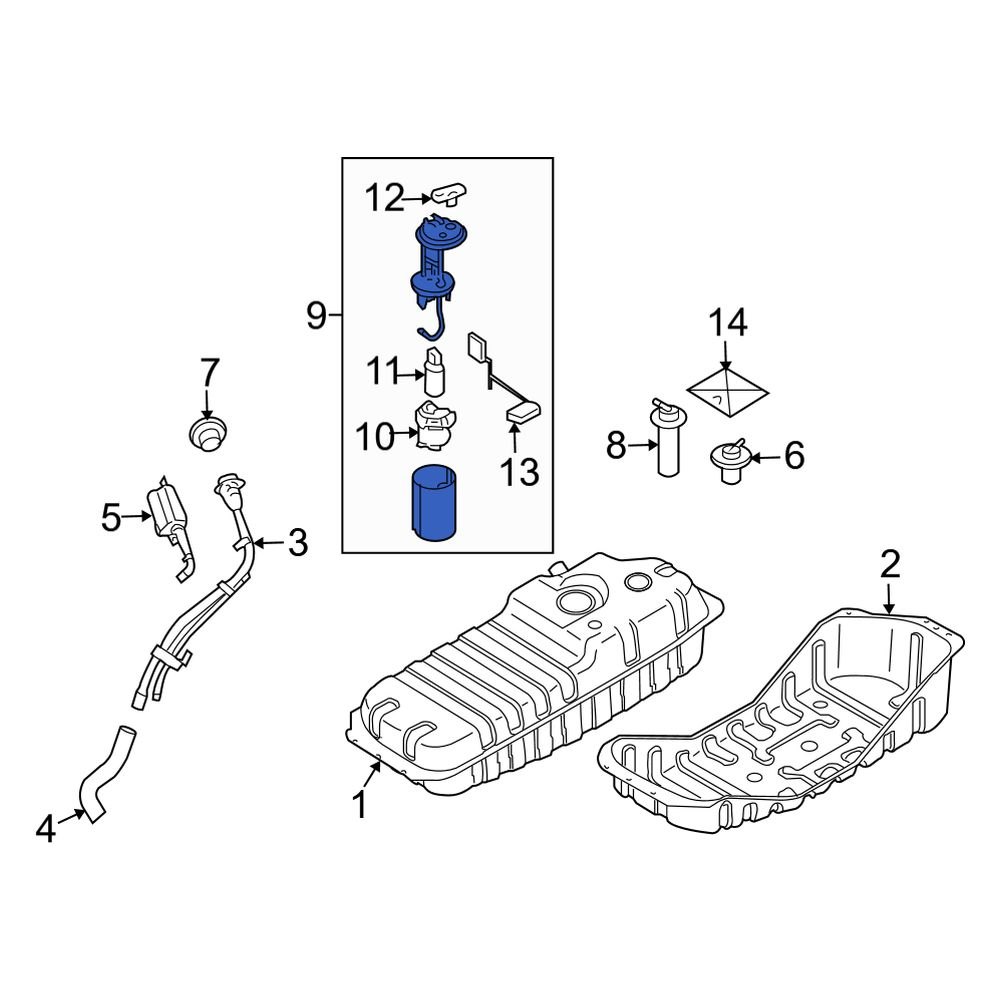 Kia OE 311111R500 Electric Fuel Pump