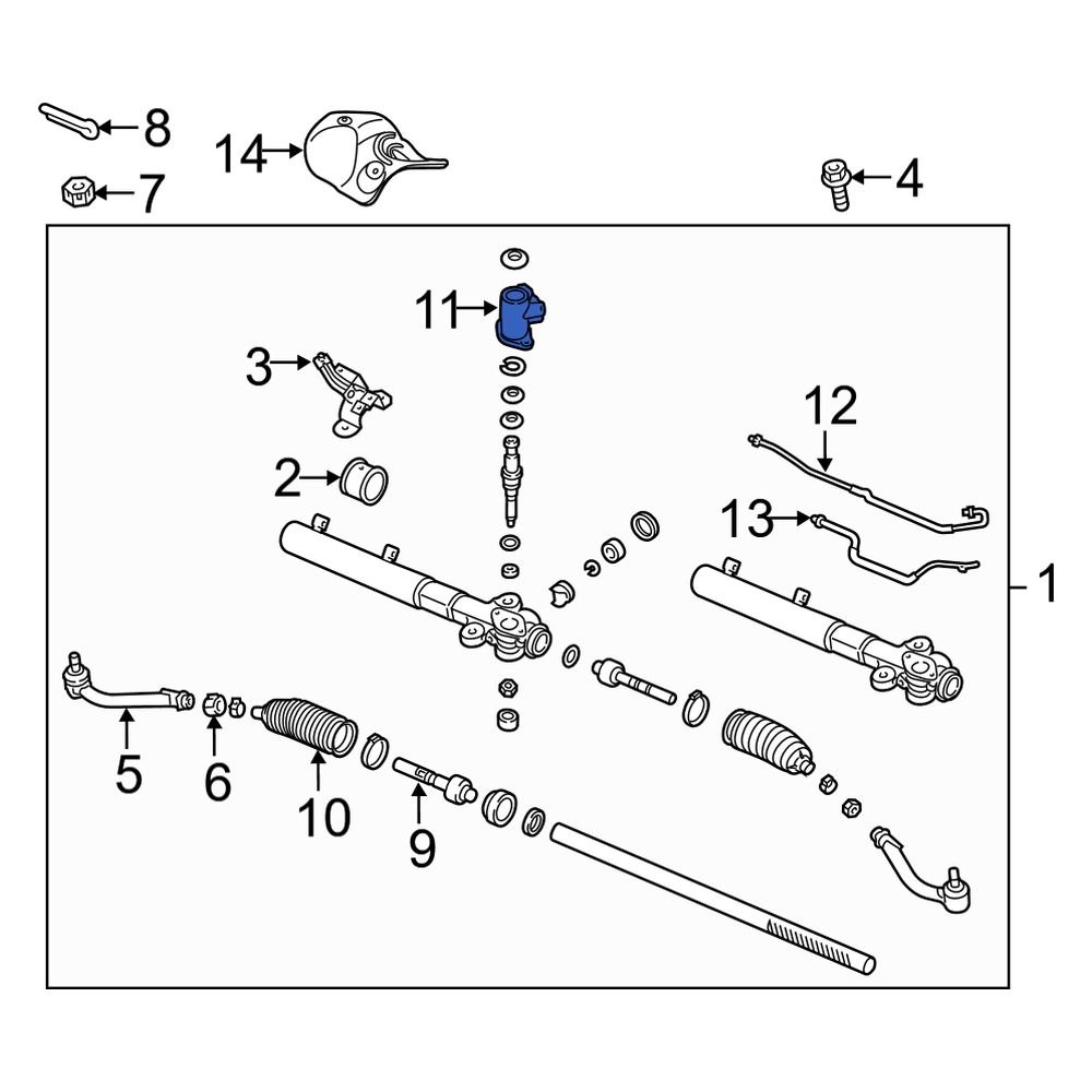 Kia OE 577160W100 Front Power Steering Control Valve