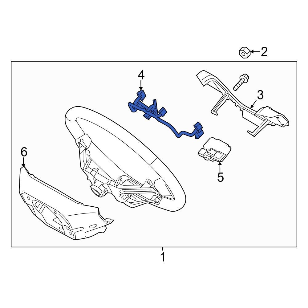 Kia OE 561902P006 Steering Wheel Wiring Harness