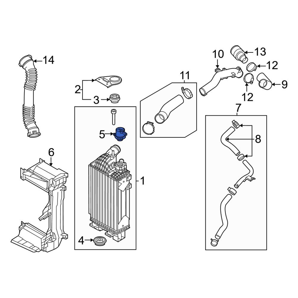Kia OE 394502M400 Intercooler Coolant Diverter Valve