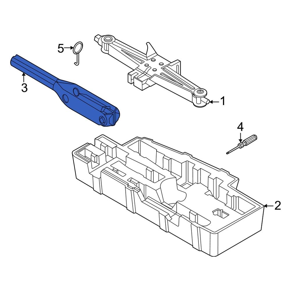 Kia OE 091314H000 Wheel Lug Wrench