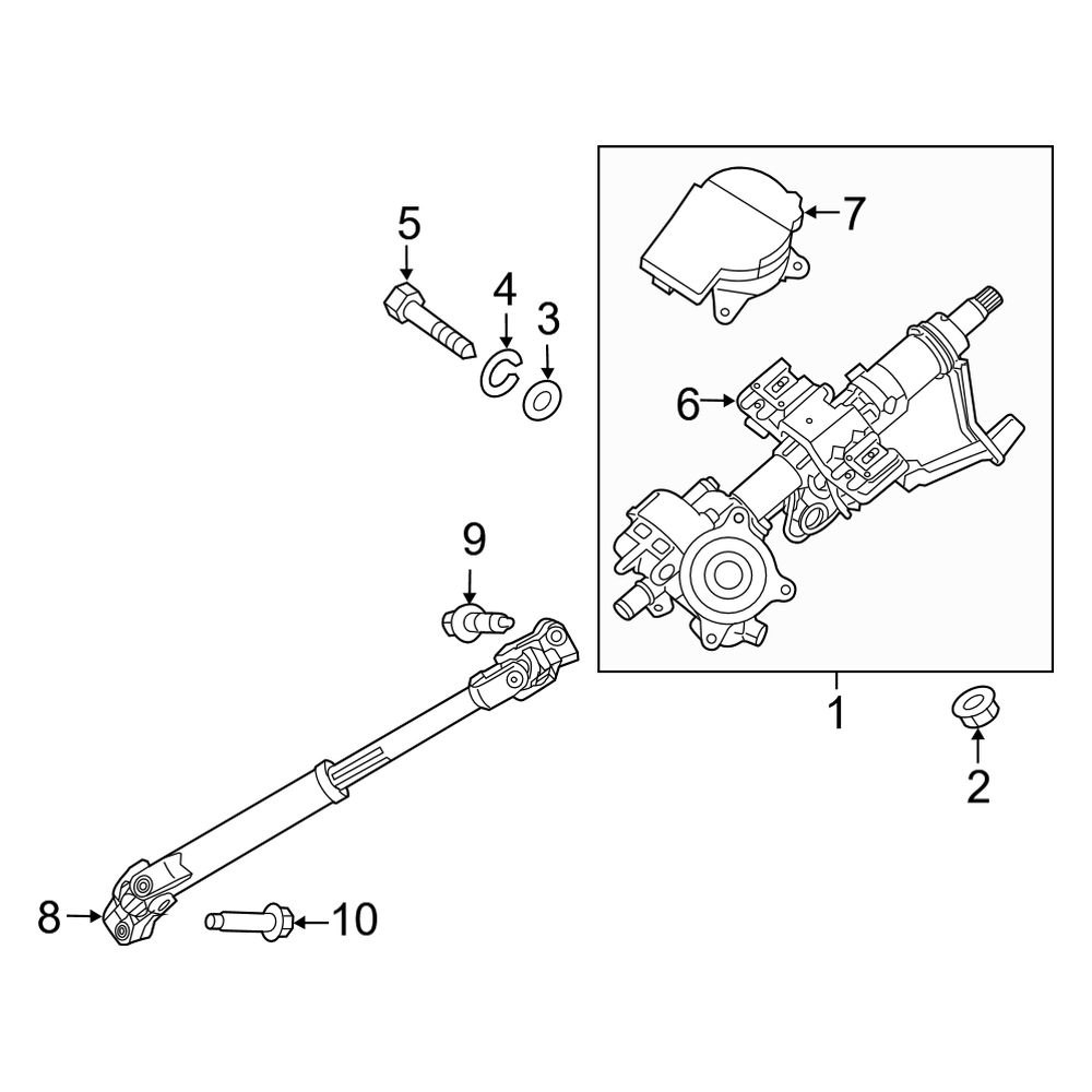 Kia OE 56310S9000 Steering Column