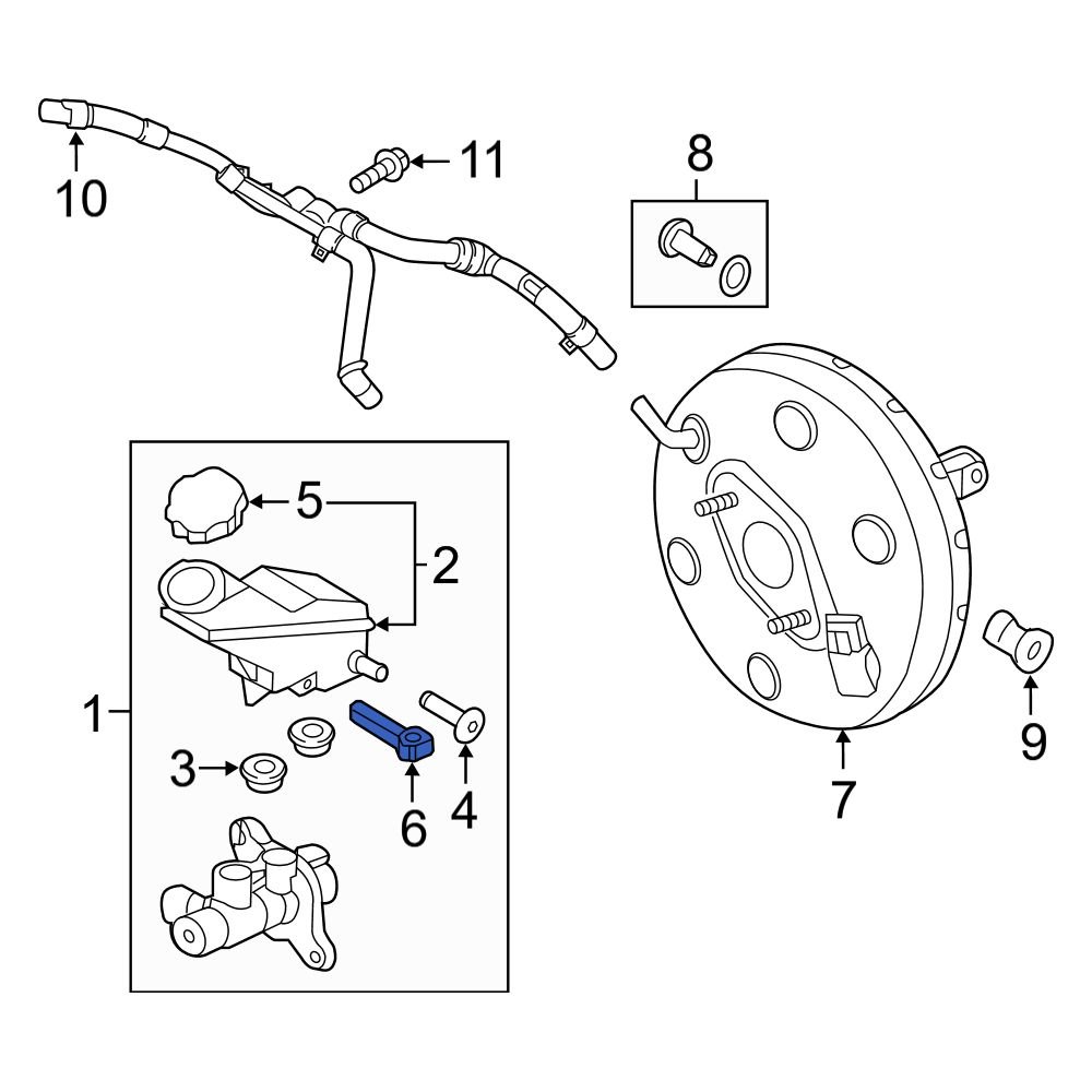 Kia OE 58535A5000 Brake Fluid Level Sensor