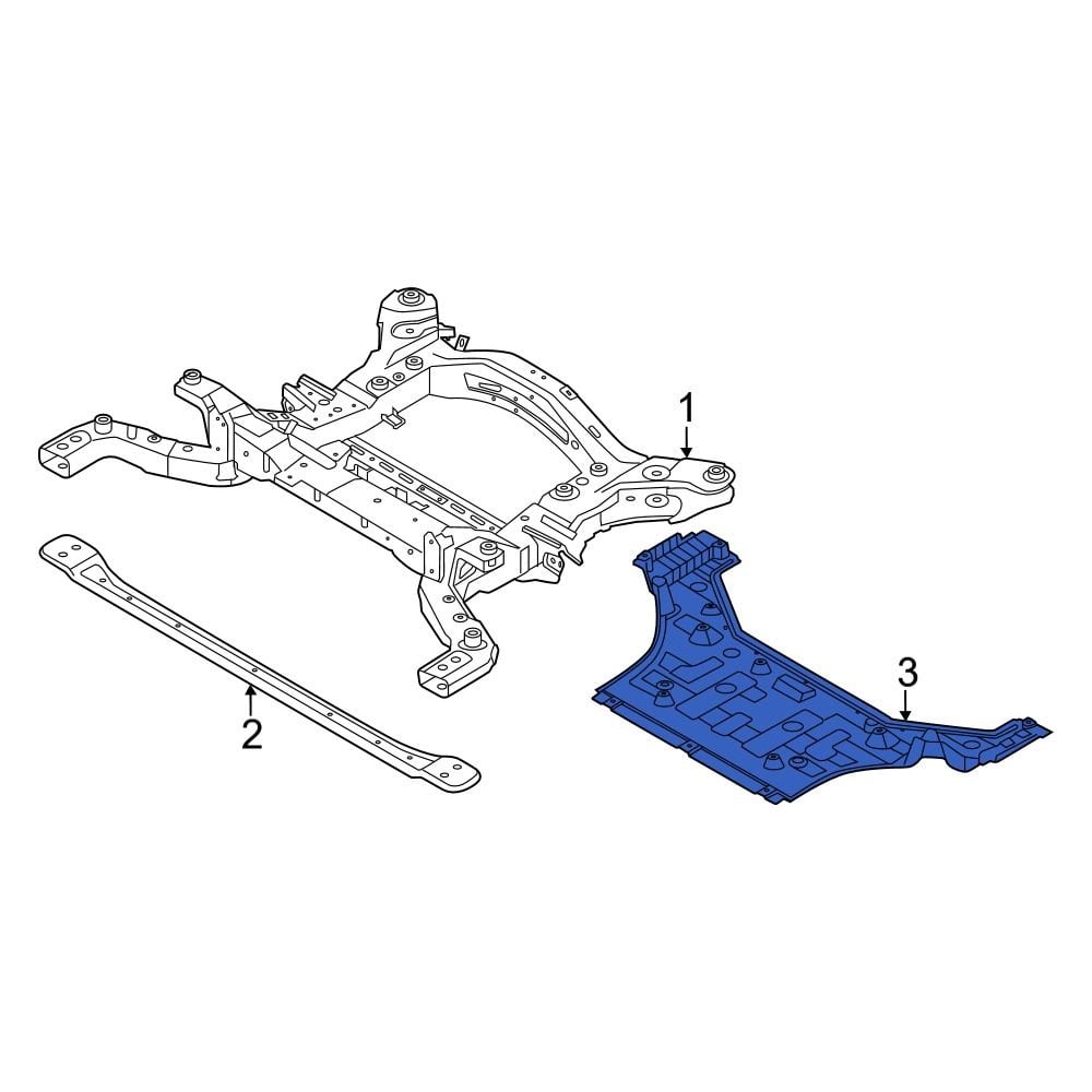Kia OE 84291GI000 Front Powertrain Skid Plate