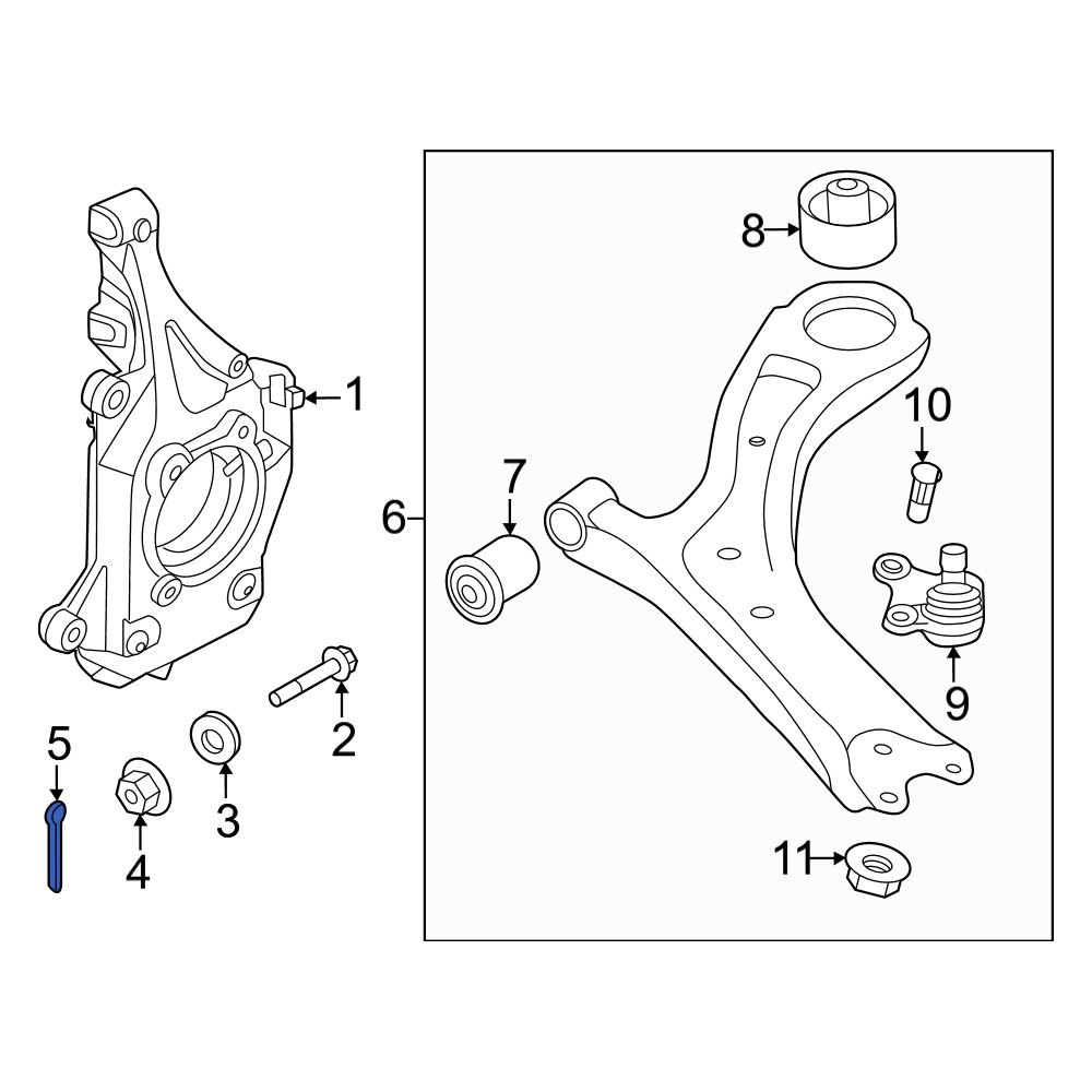 Kia OE 54530L1000 Front Suspension Ball Joint