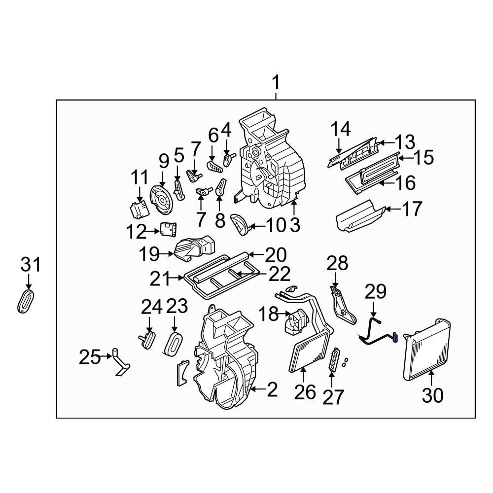 Kia OE 971432F101 A/C Evaporator Temperature Sensor