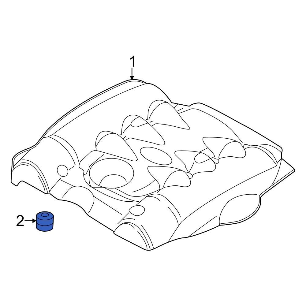 Kia OE 292442B400 Engine Cover Grommet