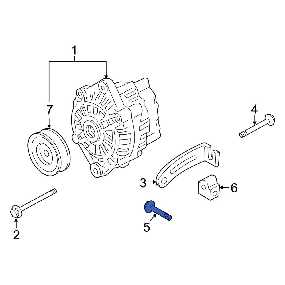 Kia OE 3747124000 Alternator Adjusting Bracket Bolt