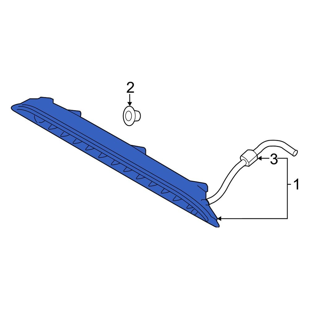 Kia OE 927001W210 Rear Center High Mount Stop Light