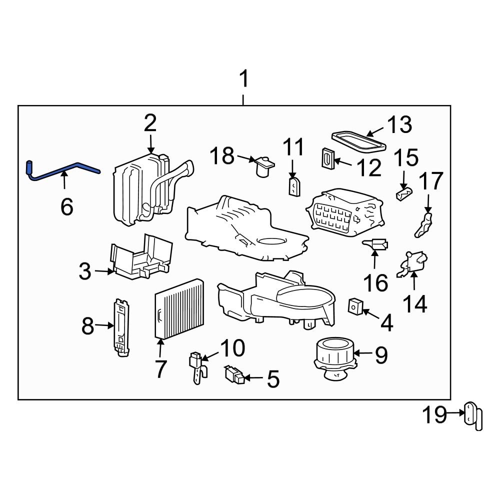 Kia OE 976143D000 A/C Evaporator Temperature Sensor