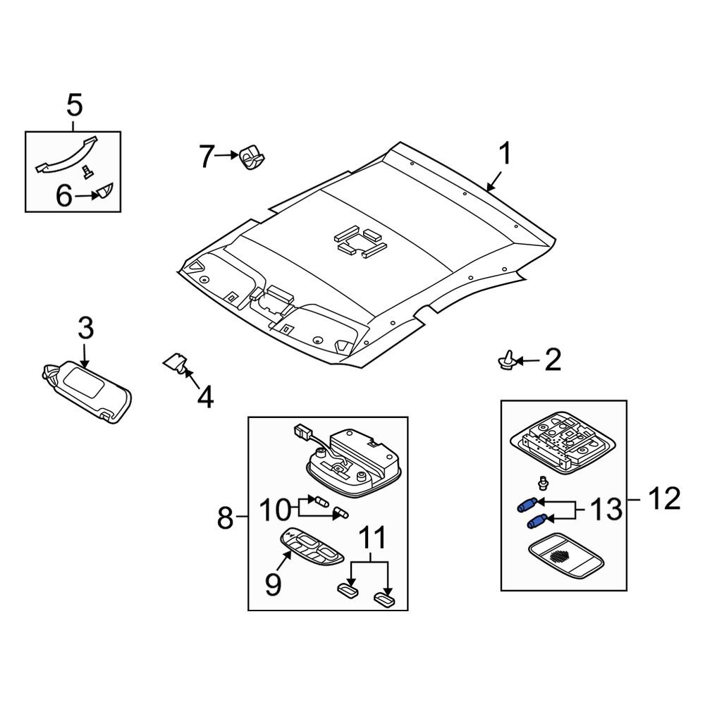 Kia OE 1864510009N Dome Light Bulb