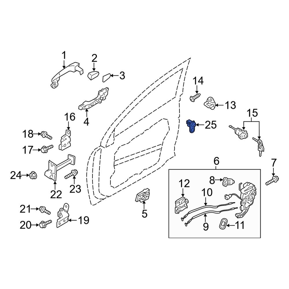 Kia OE 935603L000 Front Door Jamb Switch
