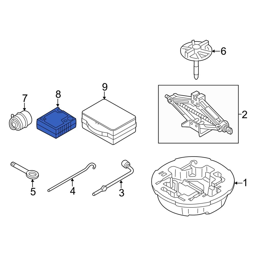 Kia OE 529332Y000 Tire Repair Kit