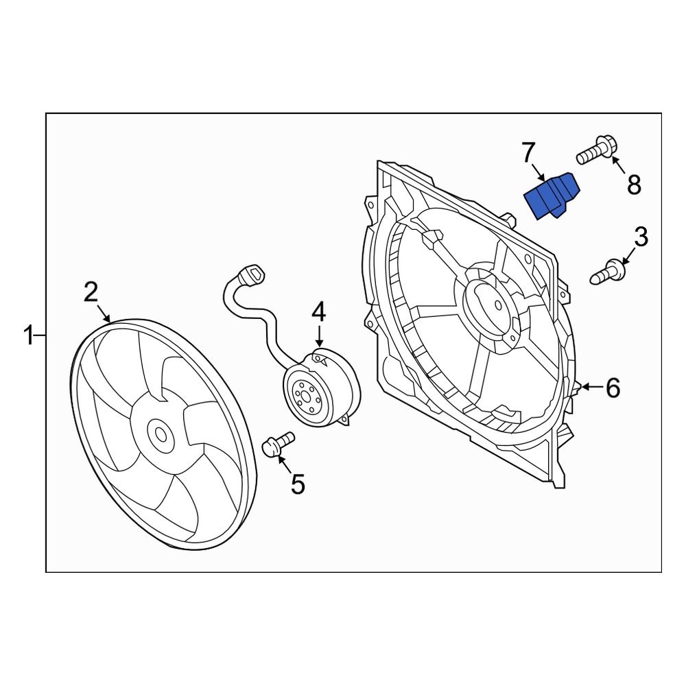 Kia OE 25385D5200 Engine Cooling Fan Resistor