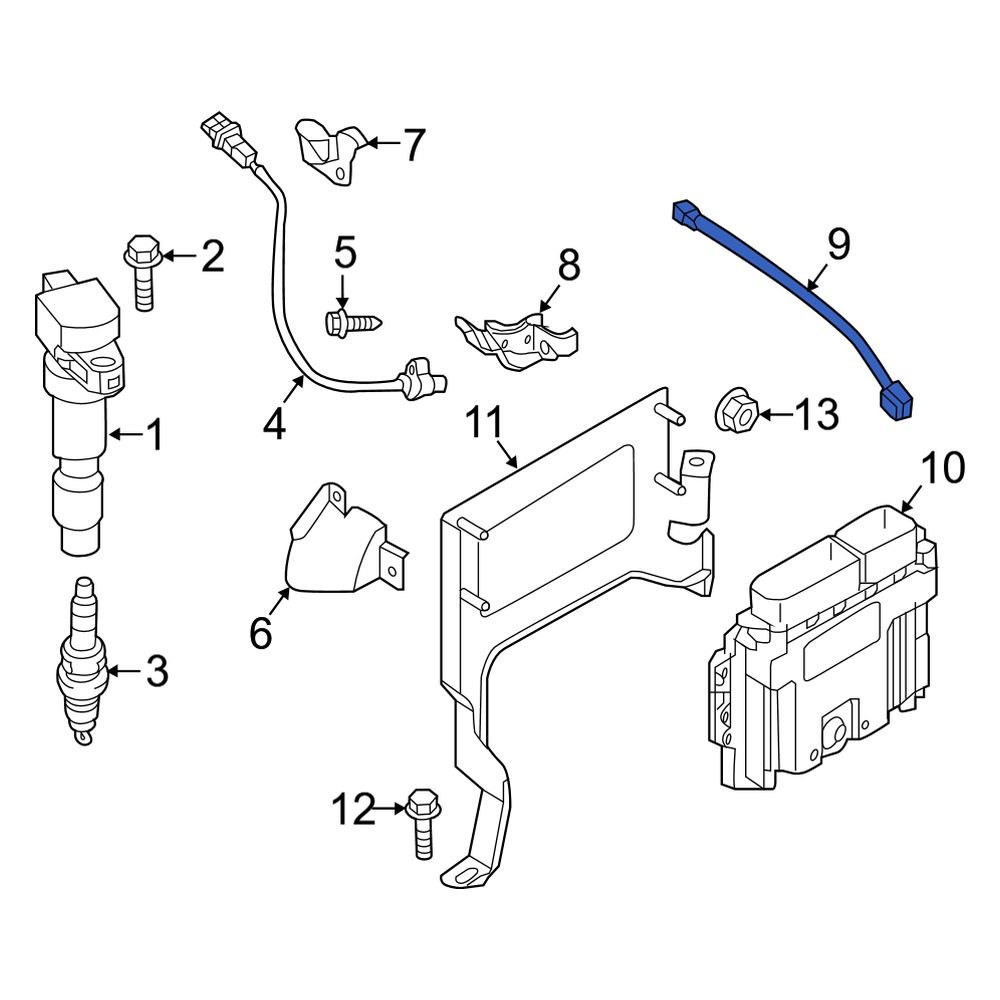 Kia OE 392502G100 Ignition Knock (Detonation) Sensor